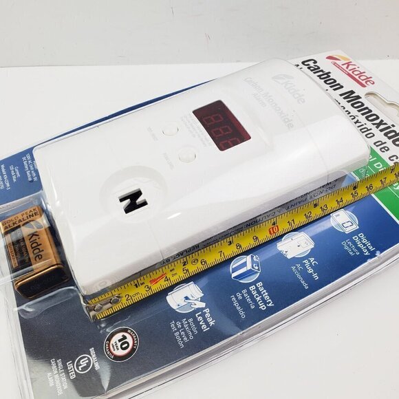 Kidde Carbon Monoxide Alarm Detector Plug-In / Battery CO Digital Display Sealed - Picture 9 of 9